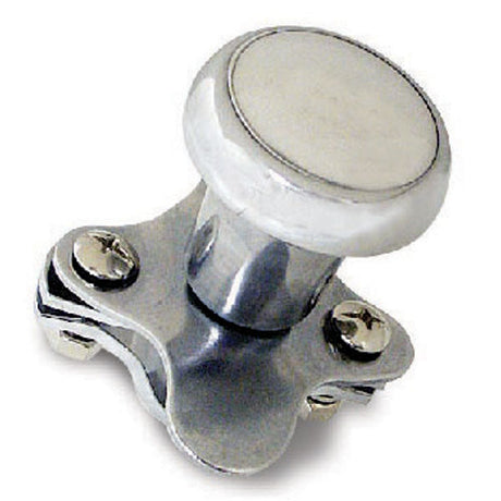 Aluminum steering wheel spinner