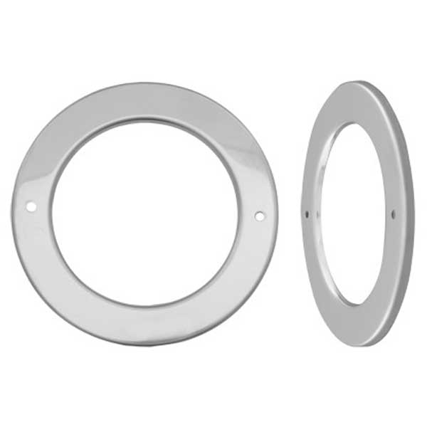 4" Stainless Steel Light Bezel without Visor