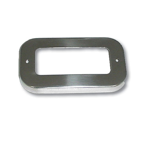 Truck lite style stainless steel bezel