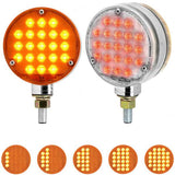 4" 21 LED Round Smart Dynamic Sequential Double Face Light