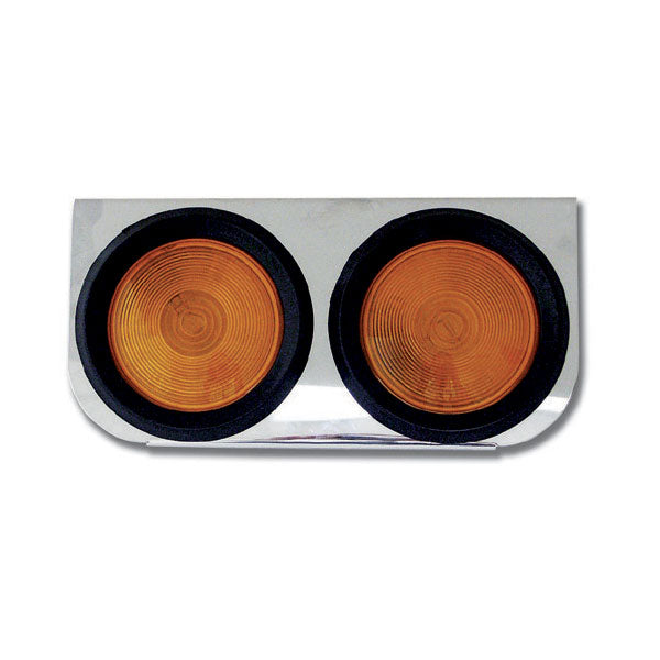 Stainless Steel L Bracket for Two 4" Tail Lights
