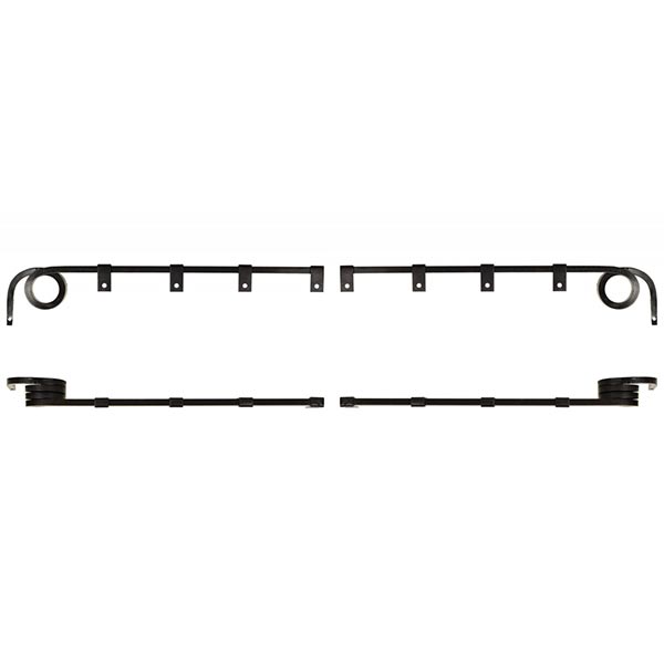 29" Straight Square Bar Mud Flap Hanger