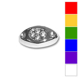 4 LED Courtesy Light with Chrome Base