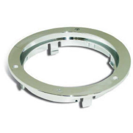 Chrome plastic 4" flange mount rim