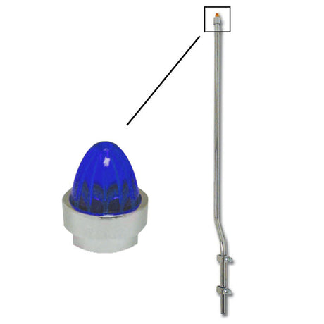Blue watermelon chrome bumper guide