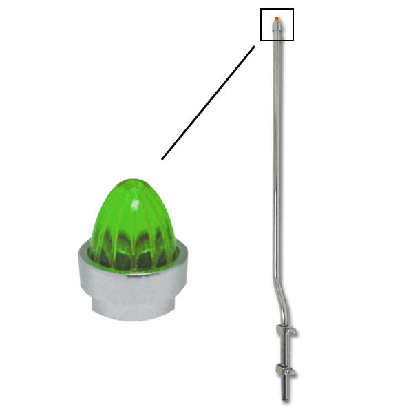 Green Watermelon Chrome Bumper Guide