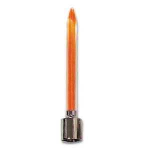 Amber Rocket & Chrome Cap for 7/8" Bumper Guide
