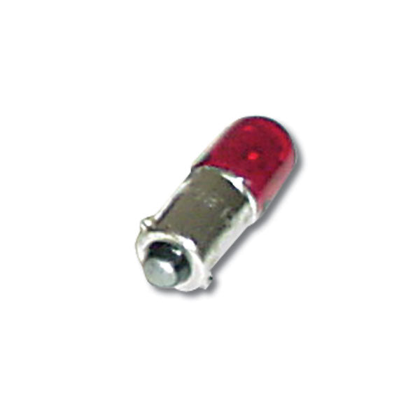 Red Glass 1893 Light Bulb