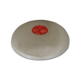 Chrome Round Horn Covers with Reflector