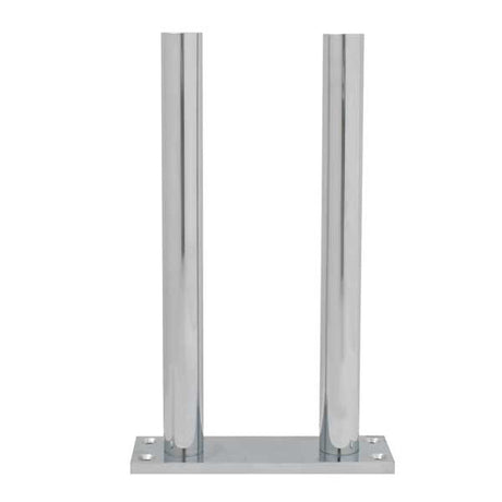 Chrome floor mount air valve 11" stand