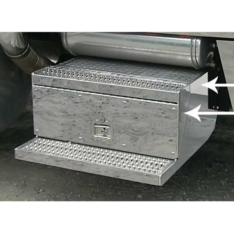 Peterbilt 379 tool box side trim kit for semi trucks