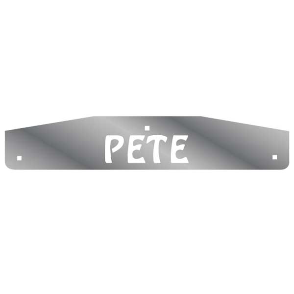 Pete Mud Flap Weights with Back Plates (PR)