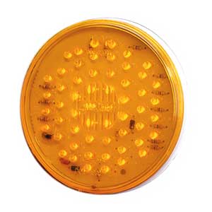 4" Amber 48 LED park/turn/clearnance light