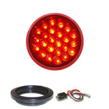 4" Round Pearl LED Light with Grommet & Pigtail