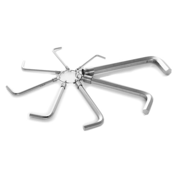 8 Piece HD MET Hex Key Wrench Set