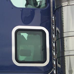 Kenworth DayLite door view window trim for semi trucks