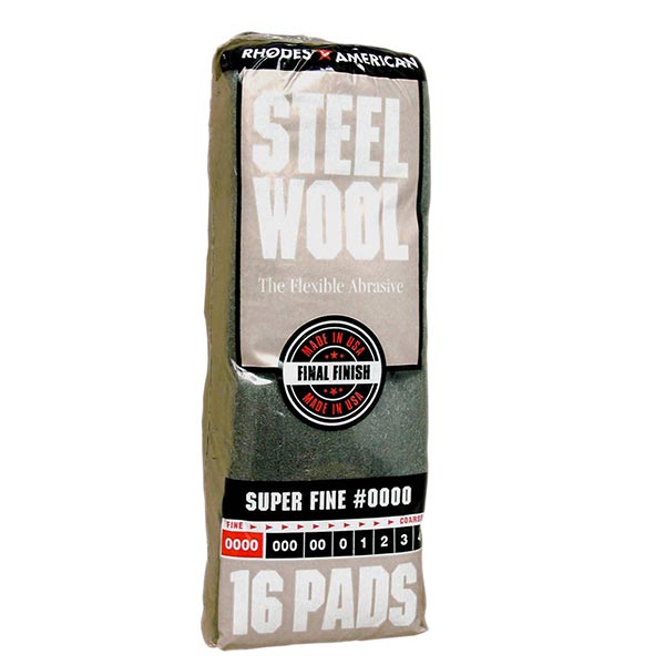 Super Fine Steel Wool, Grade #0000, 16-Pack