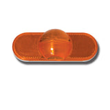 Oval Amber Full Moon Light
