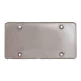 Smoke Plastic Bubble License Plate Protector