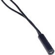 Close-up of female single bullet plug continuous wire harness