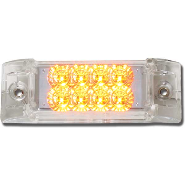 6" x 2" 8 LED Super 21 Rectangular Marker Light