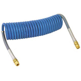 Blue Coiled Air Hose