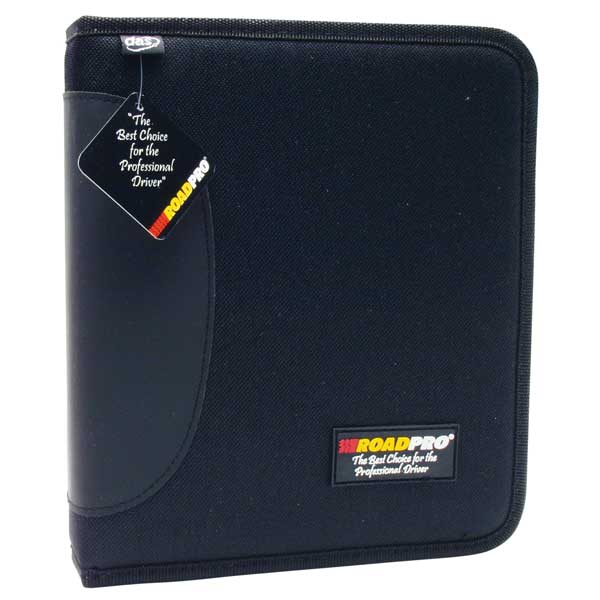 anglers 3 ring business card binder Roadpro LB-004BK 3-Ring Binder for Loose-Leaf Log Sheets Black