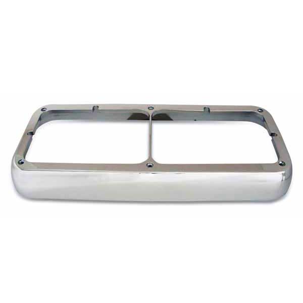 Chrome Dual Rectangular Headlight Bezel