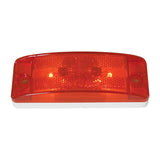 Red Turtle Style Marker Light with Reflector