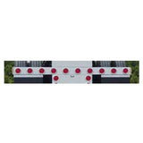 One-Piece Rear Light Bar with 10 Inc. Lights