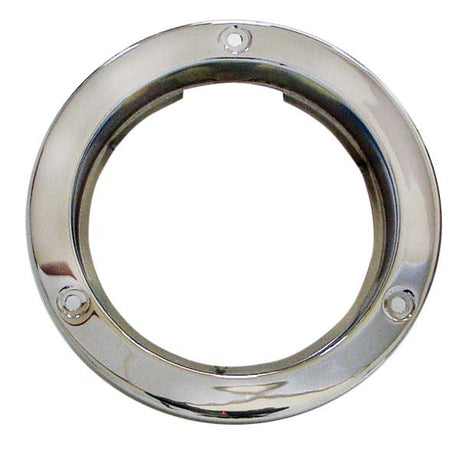 2-1/2" Stainless steel round flange mount rim