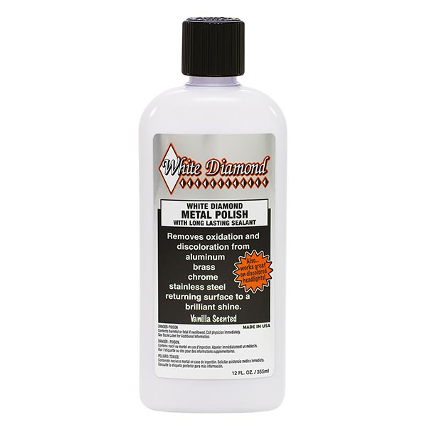 White Diamond Metal Polish with Sealant 12 oz.