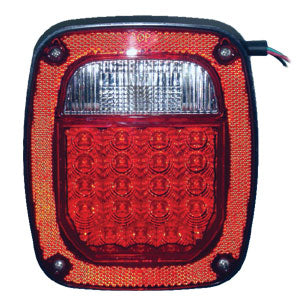 Spyder LED Combo Tail Light w/License Plate Light