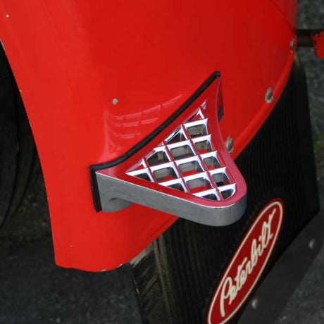 Peterbilt 379 chrome fender accent steps (PR) for semi trucks