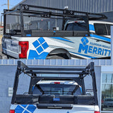 14FT Textured Black Ladder Rack for Pickup Truck with 8FT to 8.5FT Beds