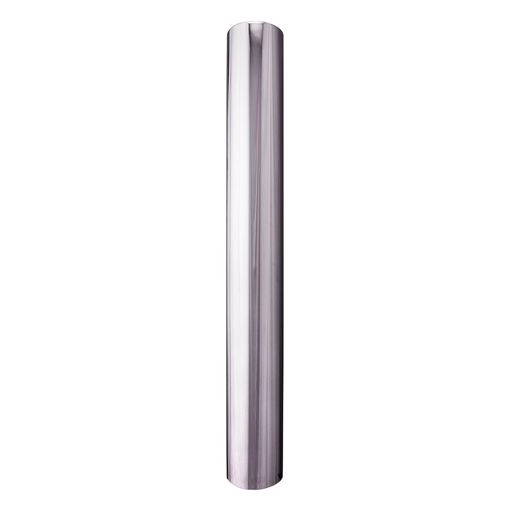 5"D x 60"L Flat Top Chrome One-Piece Stack