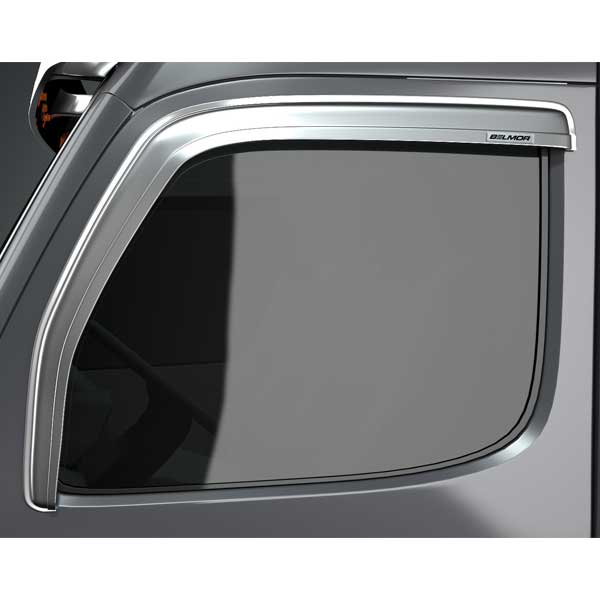 International Chrome Ventvisors w/o Vent Window