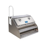 24" Left Side Fixed Saddle Box Handle