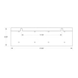 PB 388 and 389 304 Stainless Steel Two Plate License Holder