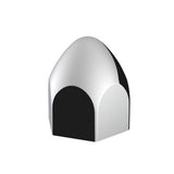 Chrome Plastic Bullet Nut Cover 3/4" X 1-3/8" - Push-On (10-Pack)