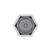 Chrome Plastic Bullet Nut Cover 3/4" X 1-3/8" - Push-On (10-Pack)
