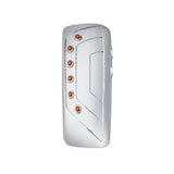 Kenworth T680, T880 Triple Plated Chrome Mirror Cover With 3/4" Led Lights