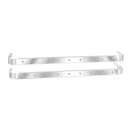 72" Peterbilt 589 sleeper panel with nine 3/4" round leds