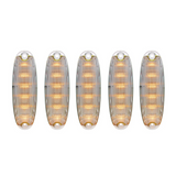 6 Amber LED Cab Lights for 2008-2017 Freightliner Cascadia - (Pack of 5)