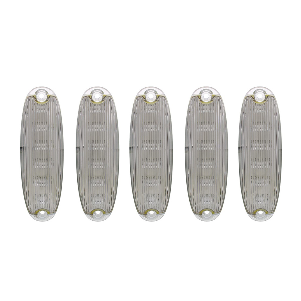 6 Amber LED Cab Lights for 2008-2017 Freightliner Cascadia - (Pack of 5)