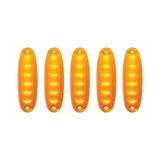 6 Amber LED Cab Lights for 2008-2017 Freightliner Cascadia - (Pack of 5)