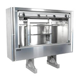 78" x 68" x 16" Cab Rack with Roll Up Door