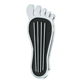Chrome Barefoot Shape Gas Pedal Cover
