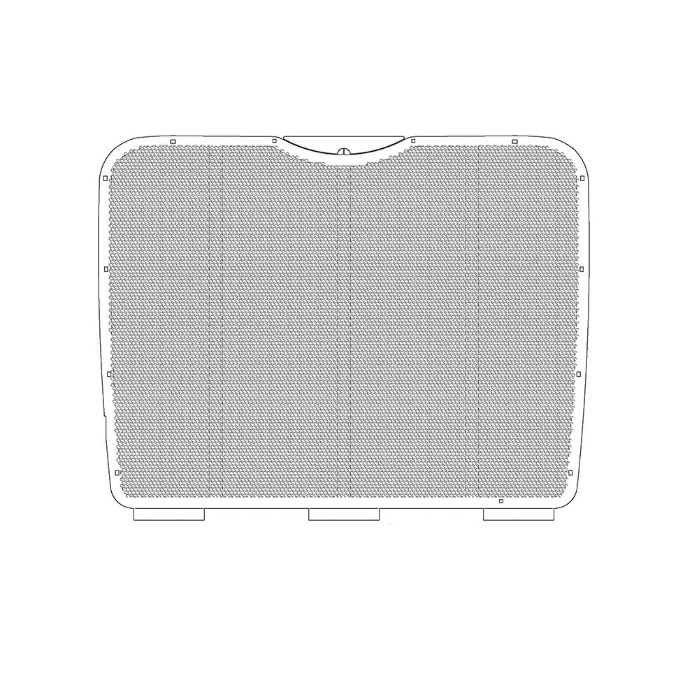 Peterbilt 386 Punched Grill