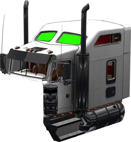 ZenEclipse Freightliner Gray Rear Window Cover